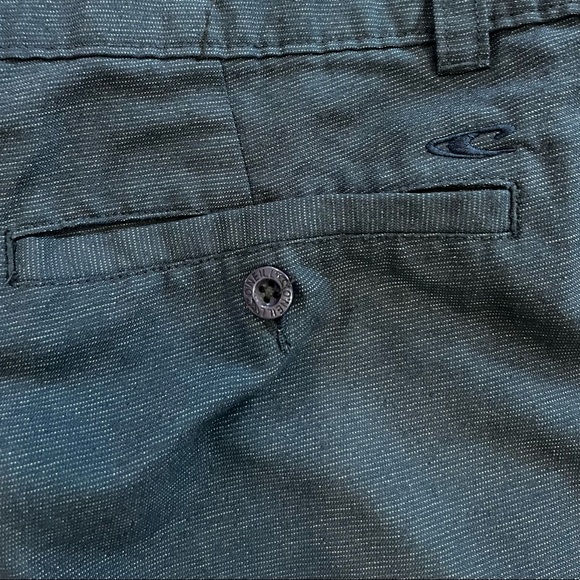 O’Neill Mens dark gray flat front casual chino shorts with size 36 - Picture 6 of 7